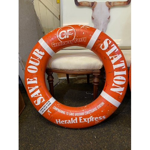 87 - Pair of Greenway Ferry Life Rings