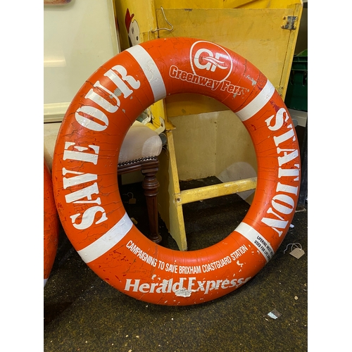 87 - Pair of Greenway Ferry Life Rings