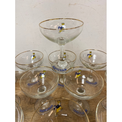 99 - Babycham Glasses x 15