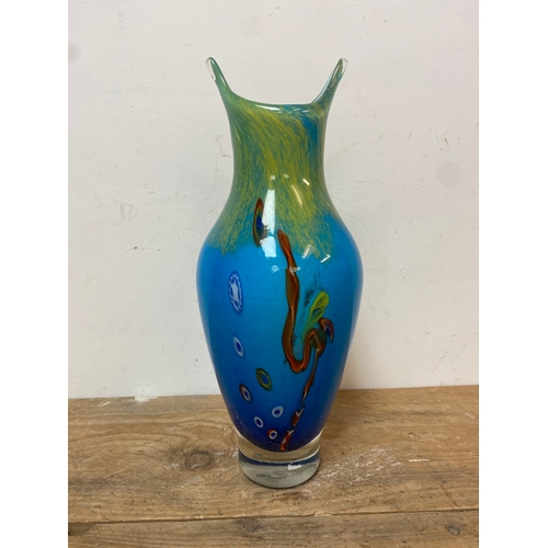 104 - Art Glass Vase 38 cm