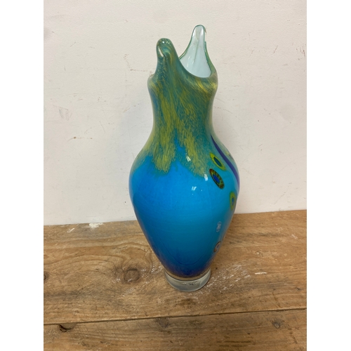 104 - Art Glass Vase 38 cm