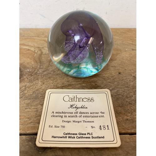 107 - Caithness Paperweight ‘Hobgoblin’ 481/750