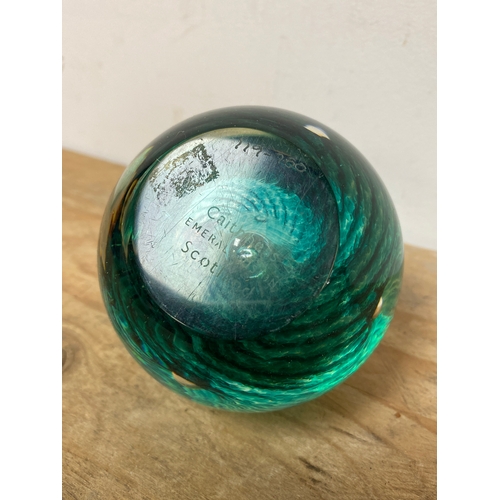 108 - Caithness Limited Edition Glass Paperweight ‘Emerald Vision’ 119/750