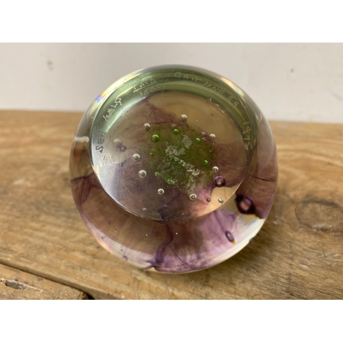 109 - Caithness Limited Edition Glass Paperweight 1975 ‘Sea Kelp’ 1313/1500