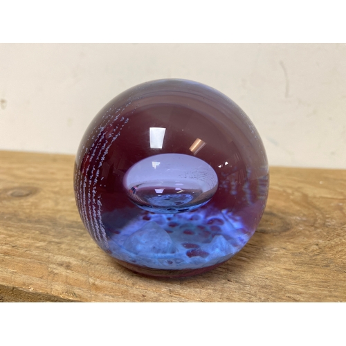 110 - Caithness Limited Edition Glass Paperweight ‘Odyssey’ 152/750