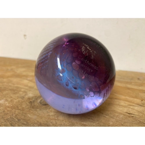 110 - Caithness Limited Edition Glass Paperweight ‘Odyssey’ 152/750