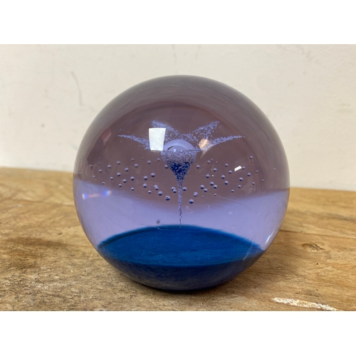 115 - Caithness Limited Edition Glass Paperweight ‘Star Flower’ 277/1000