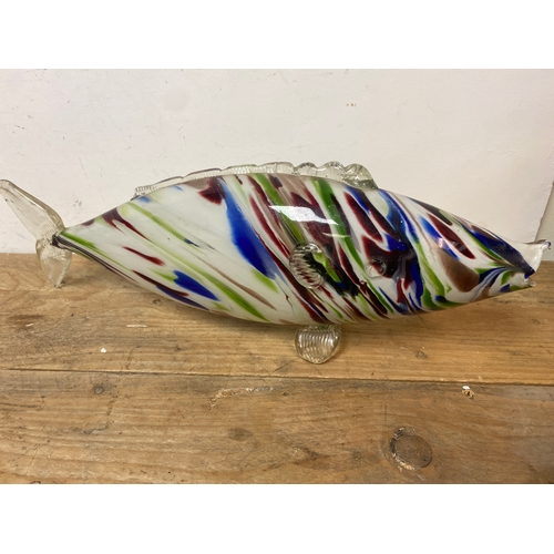 119 - Large Art Glass Fish 50 cm AF