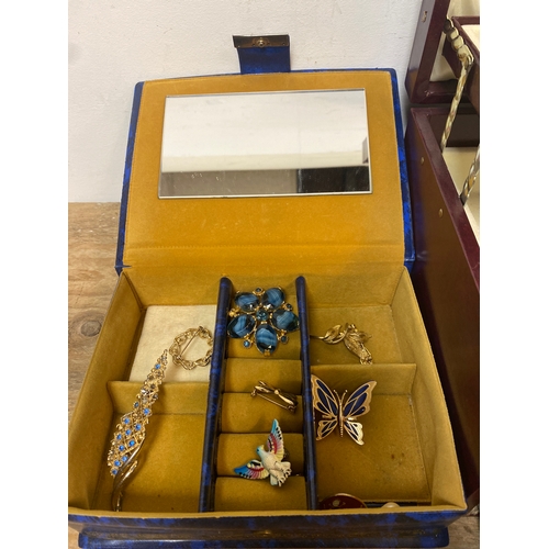 134 - Jewellery Boxes & Contents