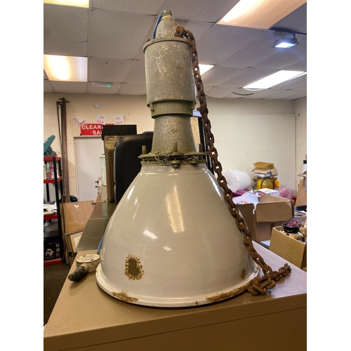 172 - Industrial Large Ceiling Lamp Light 29 inches