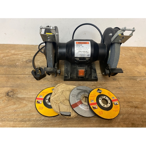 389 - Challenge Electric Disk Grinder 230v 50hz 150w & Disks