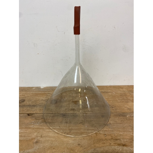 394 - Large Glass Funnel 40 cm