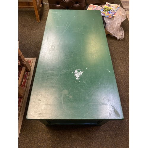 417 - Painted Wooden 4 Drawer Coffee Table