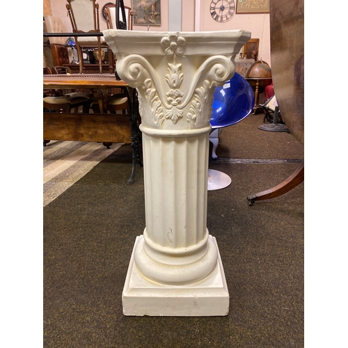 418 - Large Plaster Column Stand