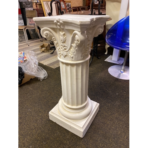 418 - Large Plaster Column Stand