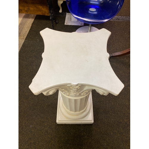 418 - Large Plaster Column Stand