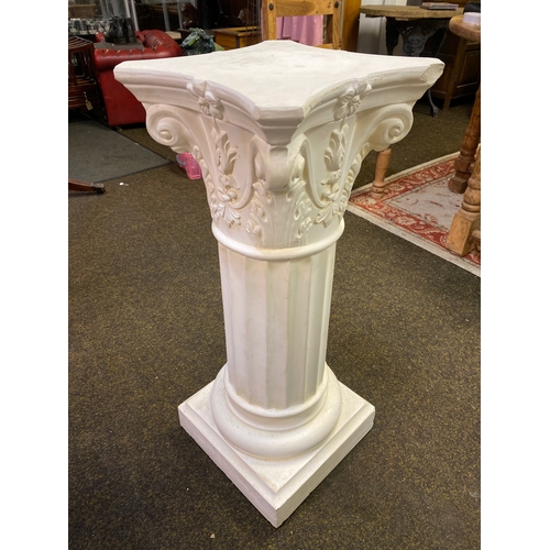 418 - Large Plaster Column Stand