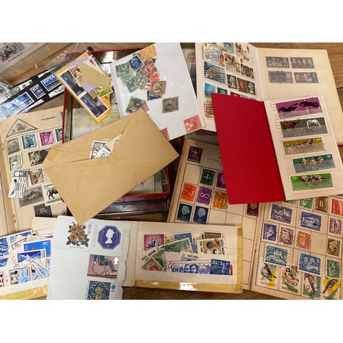 1 - Collection of stamps, various albums, books & quantity of loose stamps