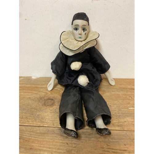 Dé à Coudre En Porcelaine Fine Collection - Modèle Pierrot Clown, Fabriqué En Angleterre