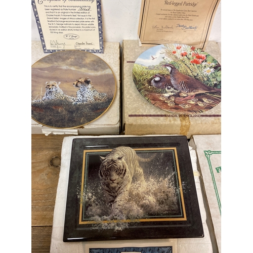 50 - Collectable Plates with Certificates to include Wedgwood, Royal Worcester, Royal Grafton, Bradex,