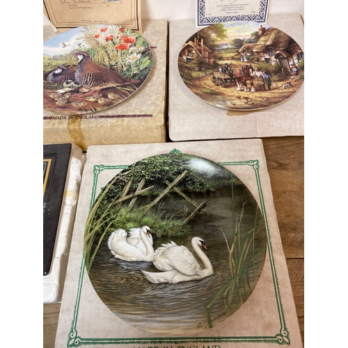 50 - Collectable Plates with Certificates to include Wedgwood, Royal Worcester, Royal Grafton, Bradex,