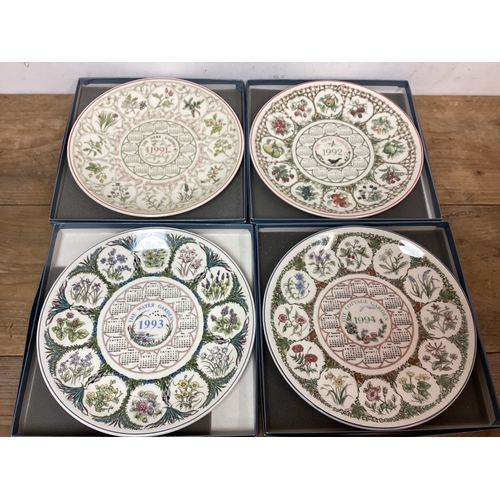 Wedgwood Calendar Plates Millenium 2000, 2001, 2003, 2004, 2005