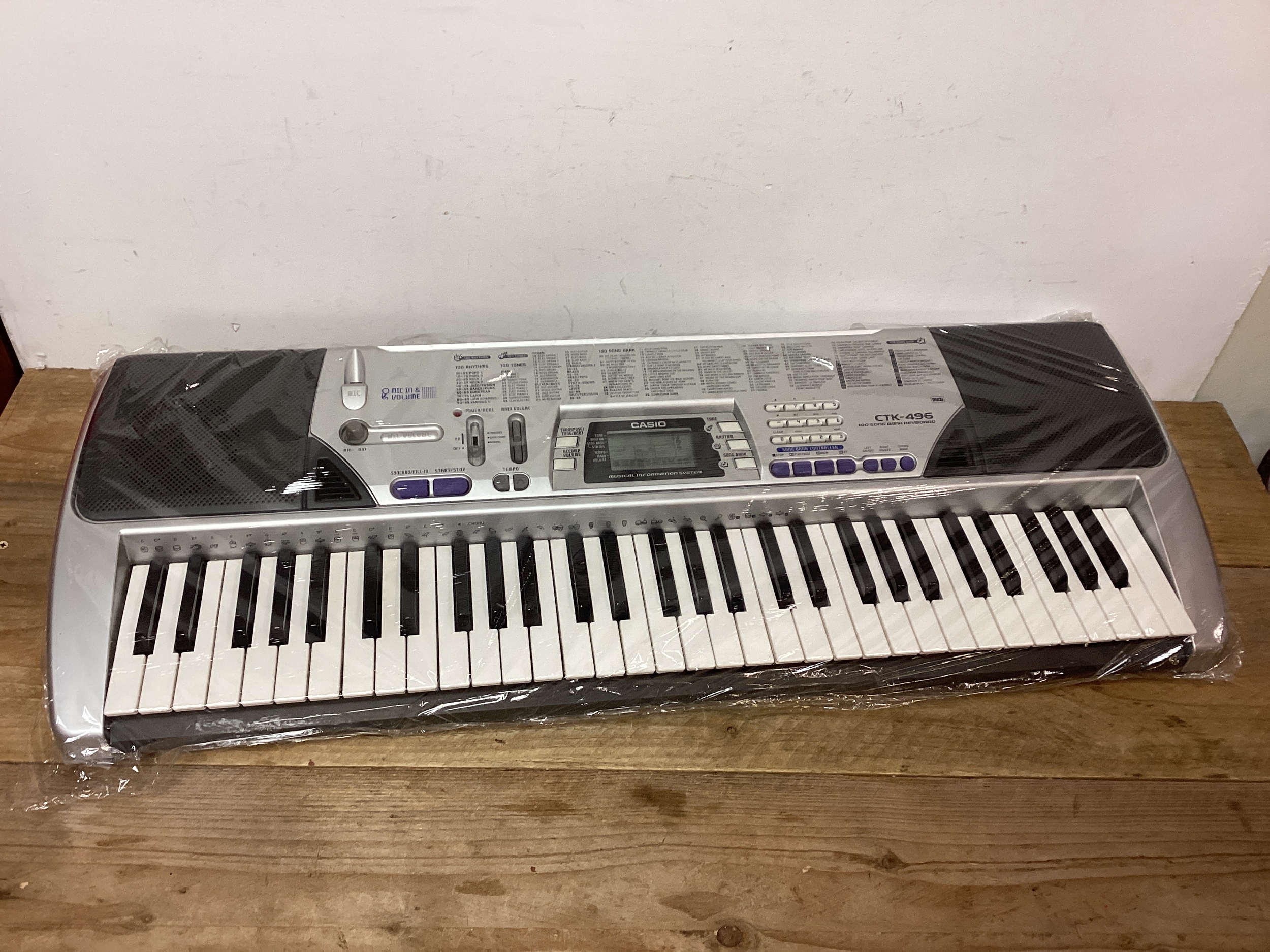 Casio CTK 496 100 Song Bank Keyboard