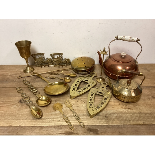 168 - Collection of Brass & Copper