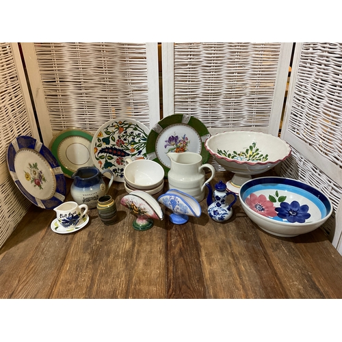 411 - Collection of Various Ceramics to Include Plates, Bowls & Jugs