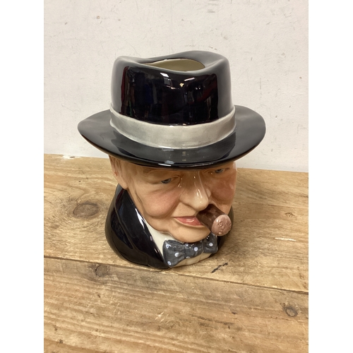 400 - Bairstow Manor Pottery The Yalta Character Jug Winston Churchill - Limited Edition No 163 of 750 mod... 