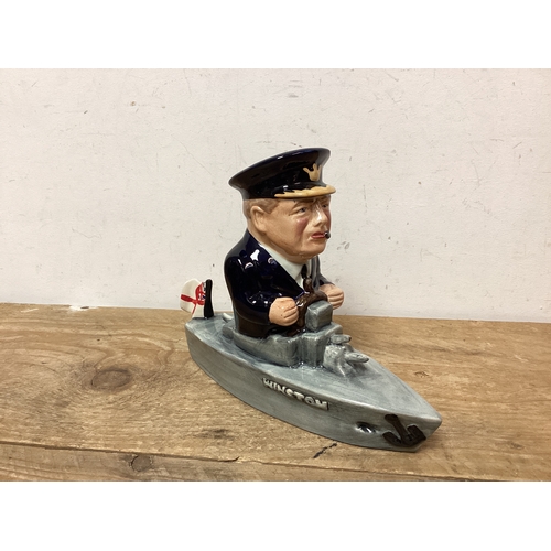 401 - Manor Collectables Winston Churchill on Battle Ship