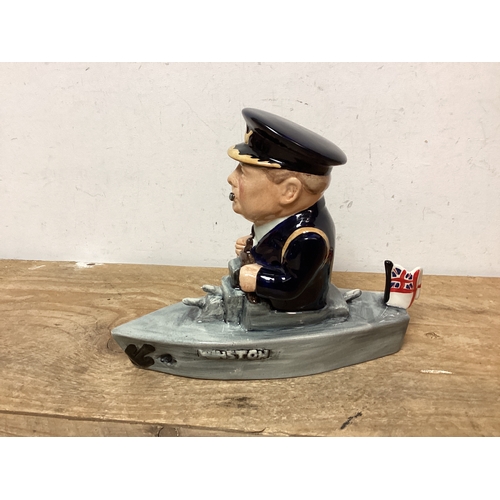 401 - Manor Collectables Winston Churchill on Battle Ship