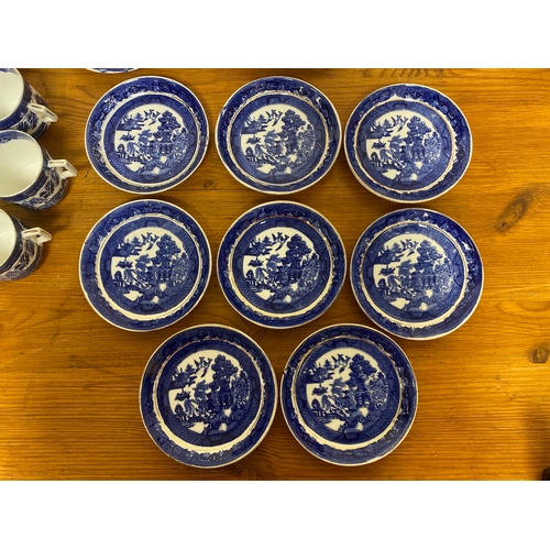 409 - Quantity of Unmarked Blue and White China