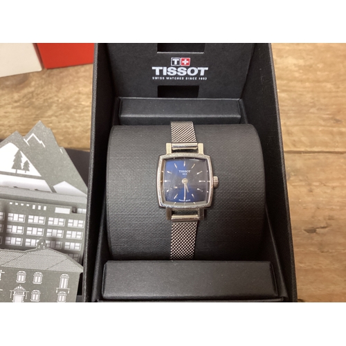 475 - Tissot Swiss Watch Silver Tone with Square Face & adjustable strap in original box, original retail ... 