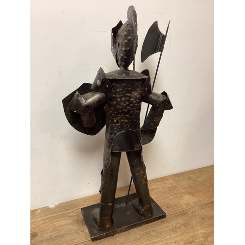 180 - Metal Knight Suit of Armour Height 64 cm