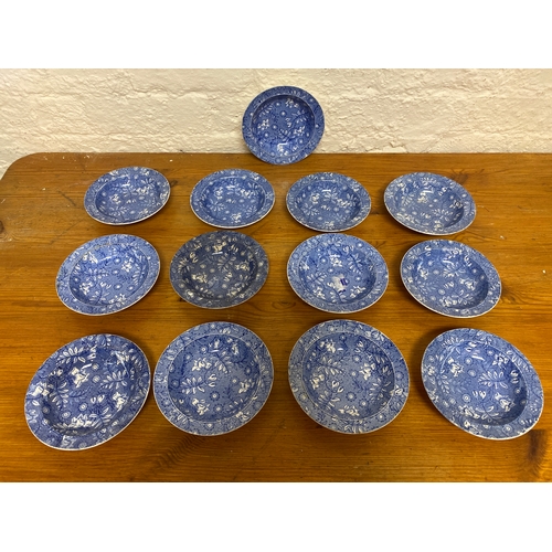 373 - 13x Royal Tudor Ware Blue and White Ceramic Bowls