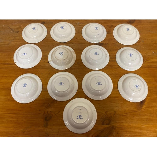 373 - 13x Royal Tudor Ware Blue and White Ceramic Bowls