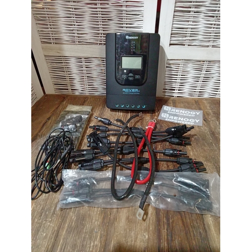 633 - Renogy Rover Li 40A MPPT Solar Charge Controller c/w Panel Connectors