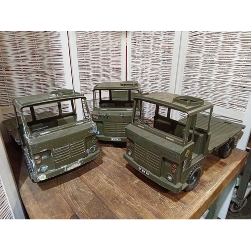 308 - Collection of 3 Trucks to Suit 'Action Man' Type Figures.