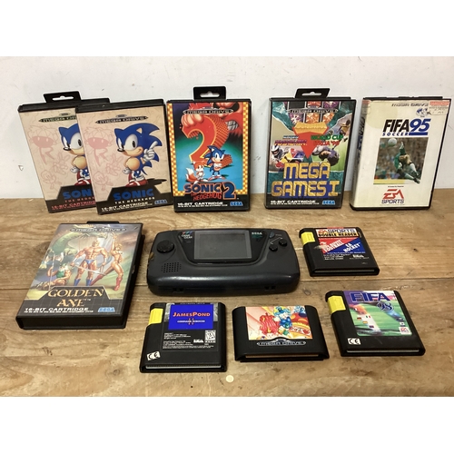 321 - Sega Bundle to include Game Gear & Collection of Mega Drive Games