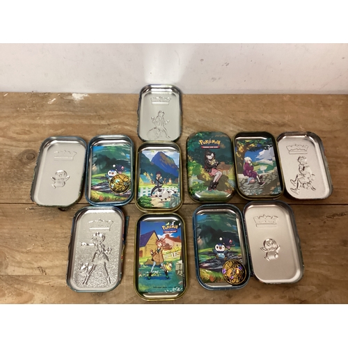 244 - Pokémon Trading Card Game Mini Tins & Contents x 6