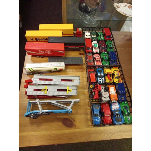 241 - Large Lot of Mixed Playworn Diecast Vehicles to Include Matchbox & Corgi