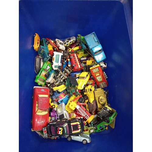 241 - Large Lot of Mixed Playworn Diecast Vehicles to Include Matchbox & Corgi