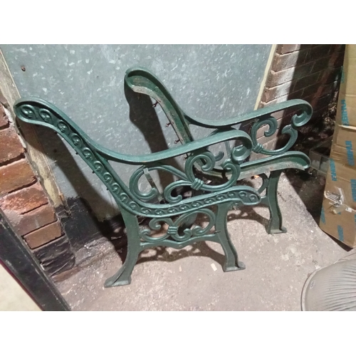 135 - Pair of Cast Iron Bench Ends