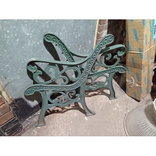 136 - Pair of Cast Iron Bench Ends