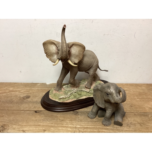 124 - Collectable Elephants, Brooks & Bentley 