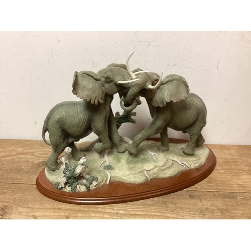 125 - Large Limited Edition Elephant Figure by Lenox 
