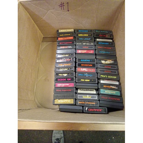 247 - Collection of 50 Atari Game Cartridges