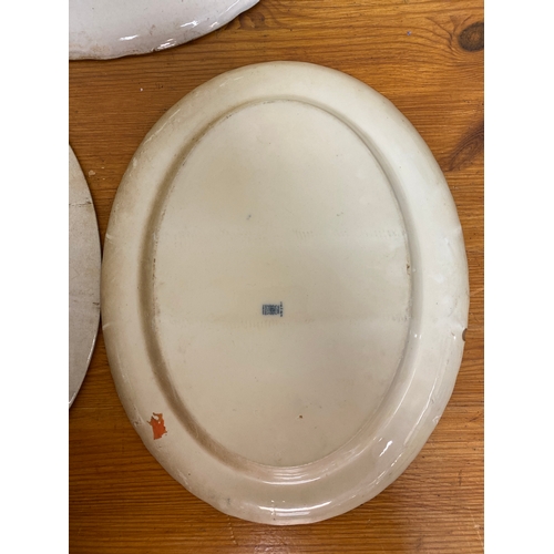 356 - Six Ceramic Serving Platters (AF)