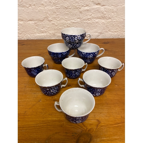 357 - Quantity of Blue and White Tea and Tableware including Grindley